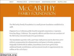 Sites similar to mccarthyfamilyfdn.org