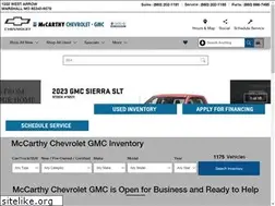Sites similar to mccarthygm.com