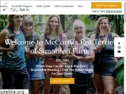 Sites similar to mccartysratterriers.com