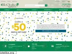 Sites similar to mccloskeyappliance.com