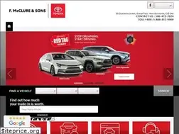 Sites similar to mccluretoyota.com