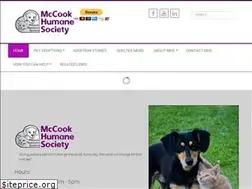 Sites similar to mccookhumanesociety.com