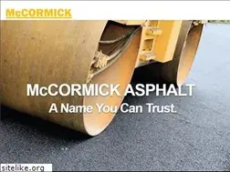 Sites similar to mccormickasphalt.com