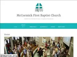Sites similar to mccormickfbc.org