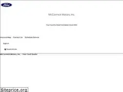 Sites similar to mccormickmotorsford.com
