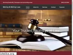 Sites similar to mccoyandmccoylaw.net