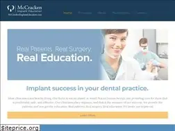 Sites similar to mccrackenimplanteducation.com