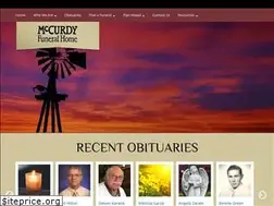 Sites similar to mccurdyfuneralhome.com