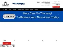 Sites similar to mcdanielsacura.net