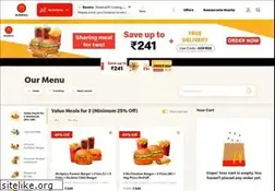 Sites similar to mcdelivery.co.in
