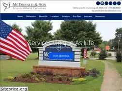 Sites similar to mcdonaldandson.com