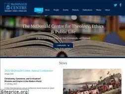 Sites similar to mcdonaldcentre.org.uk