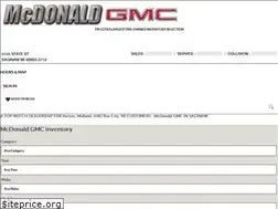 Sites similar to mcdonaldgmc.com