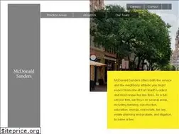Sites similar to mcdonaldlaw.com