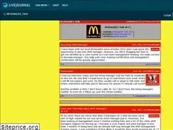 Sites similar to mcdonalds-talk.livejournal.com