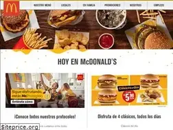 Sites similar to mcdonalds.com.pe