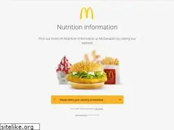 Sites similar to mcdonaldsmenu.info