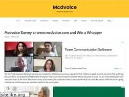 Sites similar to mcdvoice.club