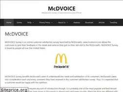 Sites similar to mcdvoice.cool