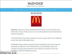 Sites similar to mcdvoice.onl