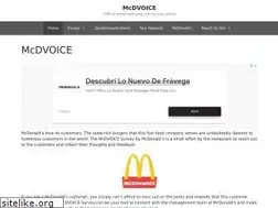 Sites similar to mcdvoice.org