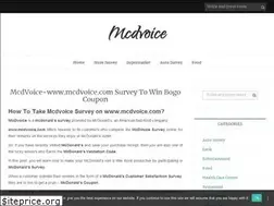 Sites similar to mcdvoice.today