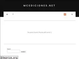 Sites similar to mcediciones.net
