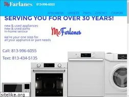 Sites similar to mcfarlanesappliance.com