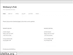 Sites similar to mcgearyspub.com