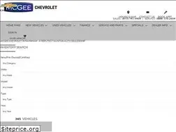Sites similar to mcgeechevrolet.com