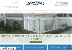 Sites similar to mcgeefence.com