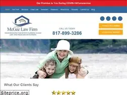 Sites similar to mcgeelawdfw.com