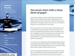 Sites similar to mcgeesmusings.com