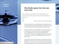 Sites similar to mcgeesmusings.net