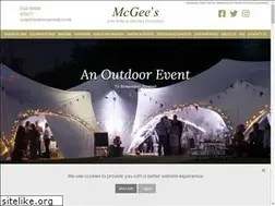 Sites similar to mcgeesuk.co.uk