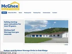 Sites similar to mcgheestorage.com