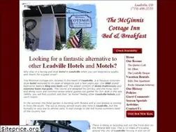 Sites similar to mcginniscottage.com