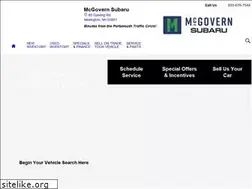 Sites similar to mcgovernsubaru.com