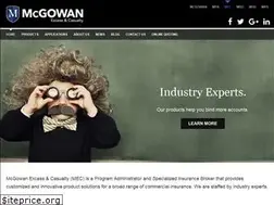 Sites similar to mcgowanexcess.com