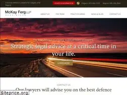 Sites similar to mckaycriminaldefence.com