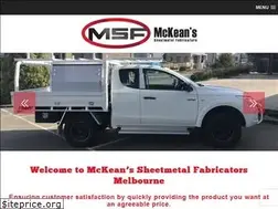 Sites similar to mckeanssheetmetal.com.au
