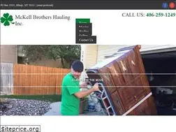 Sites similar to mckellbrothershauling.com