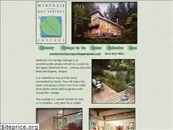 Sites similar to mckenziehotspringscottage.com