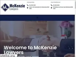 Sites similar to mckenzielaw.com.au