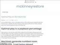 Sites similar to mckinneyrestore.com