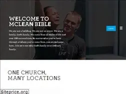 Sites similar to mcleanbible.org