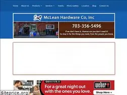 Sites similar to mcleanhardware.com