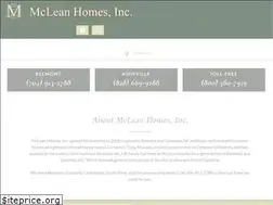 Sites similar to mcleanhomesinc.com