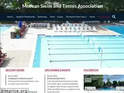 Sites similar to mcleanswimandtennis.org