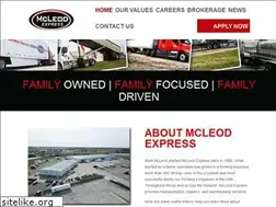 Sites similar to mcleodexpress.com